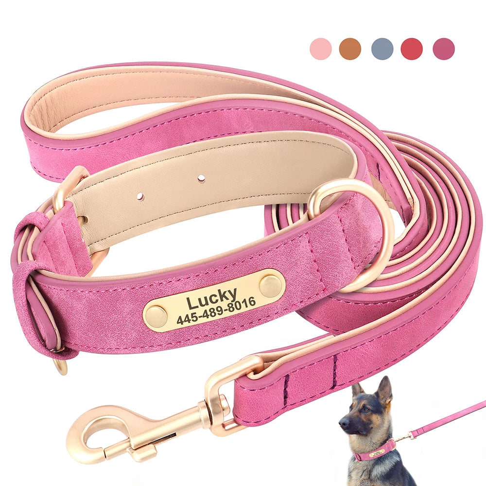 Leather Collar Leash